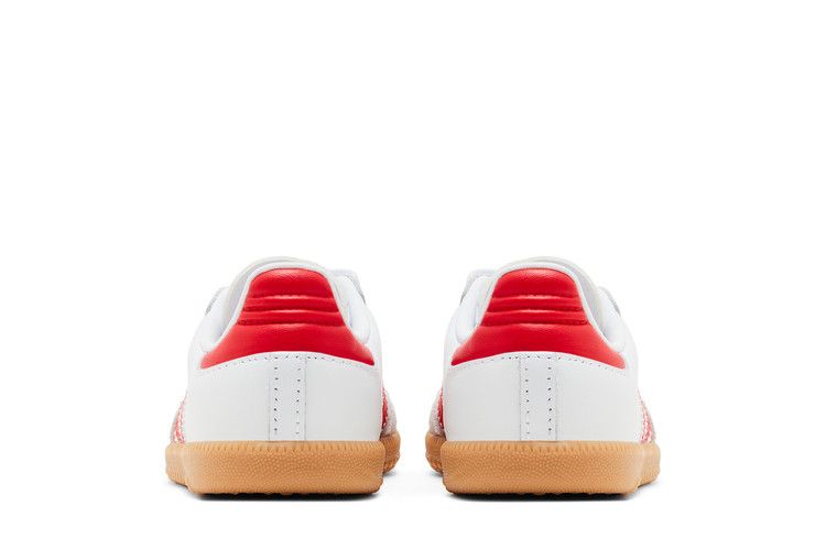adidas Samba OG Cloud White Collegiate Red Gum (TD)