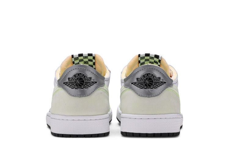 Jordan 1 Retro Low White Ghost Green Black