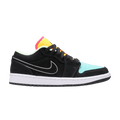 Jordan 1 Low Black Aurora Green Laser Orange