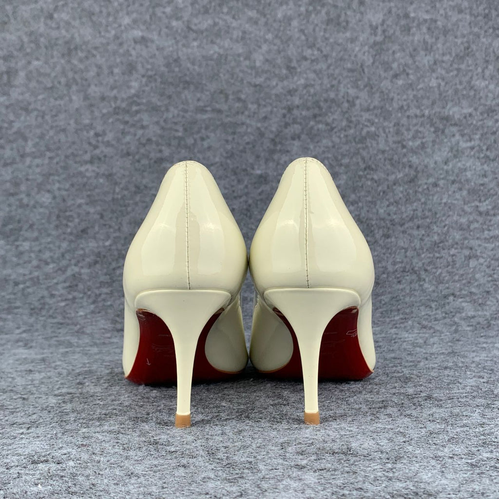 Christian Louboutin So Kate Pump  ‘White’ Patent Leather'