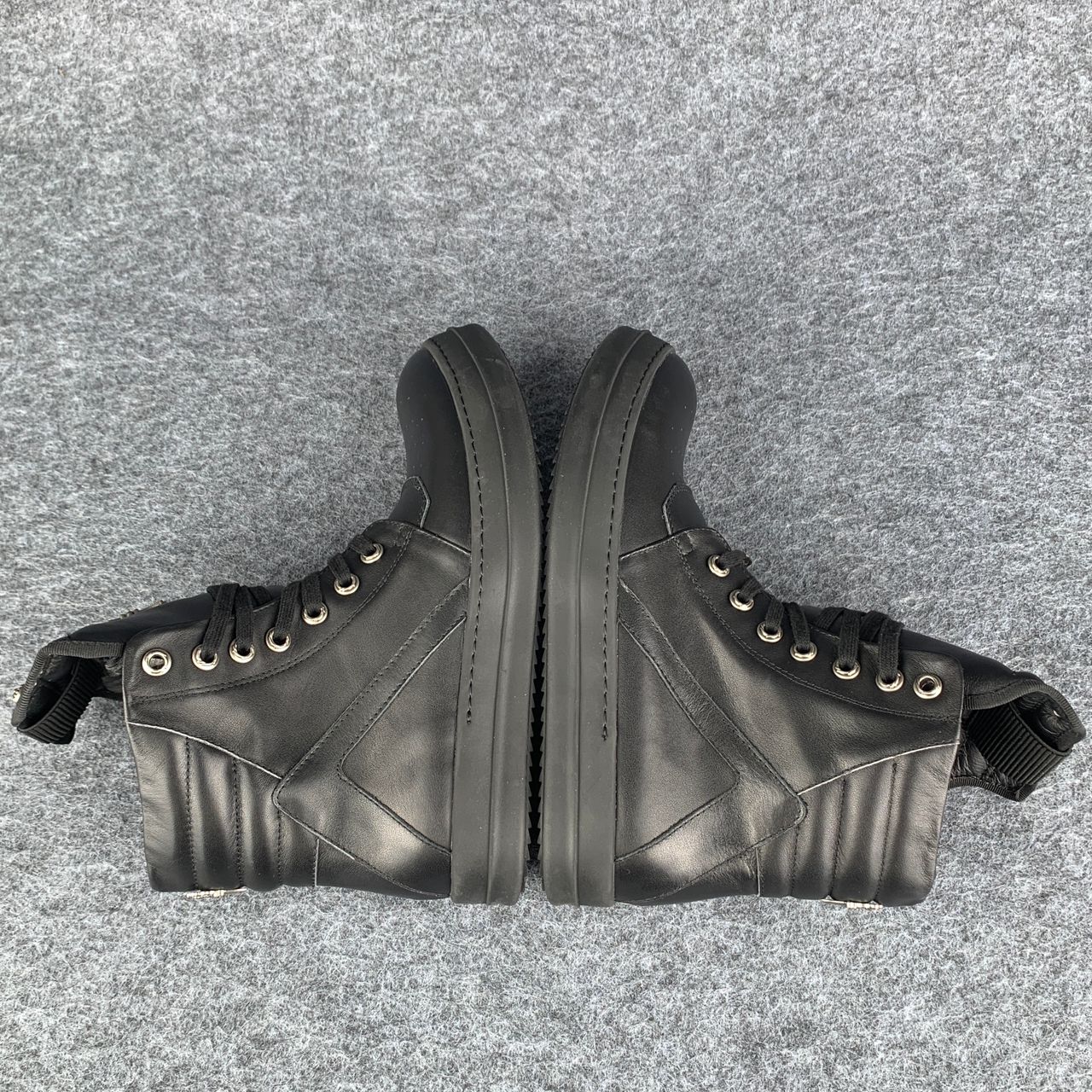 Chrome Hearts x Rick Owens Geobasket High 'Black’