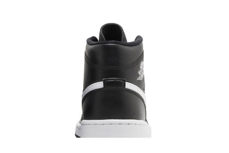 Jordan 1 Mid Black White (Women's)