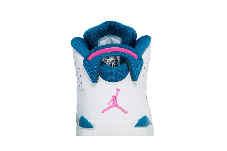 Jordan 6 Retro White Laser Fuchsia Green Abyss (TD)