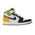 Jordan 1 Retro High White Black Volt University Gold (GS)