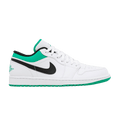 Jordan 1 Low White Lucky Green Black