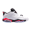 Jordan 6 Retro Low White Infrared 23 Black (GS)