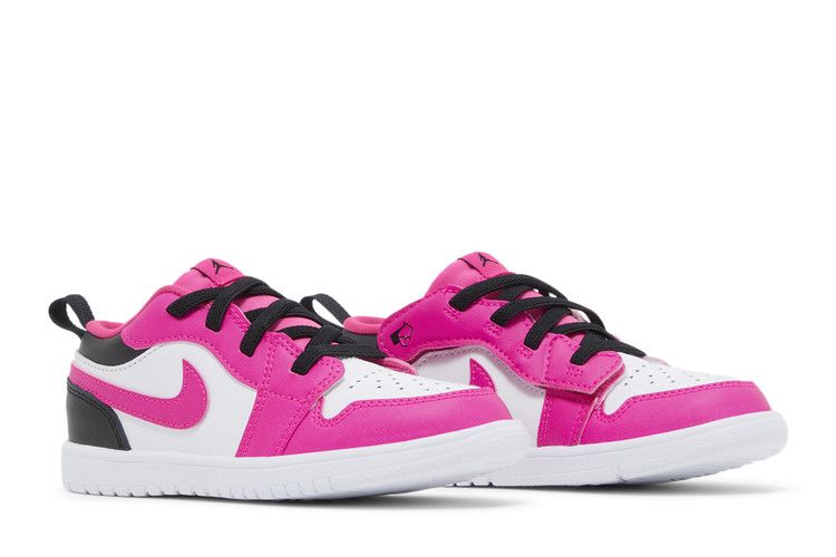 Jordan 1 Low ALT White Black Fierce Pink (TD)