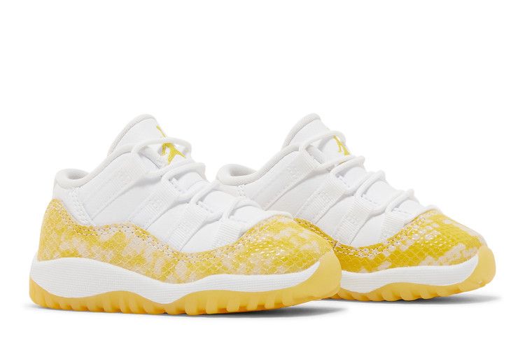 Jordan 11 Retro Low Yellow Snakeskin (TD)