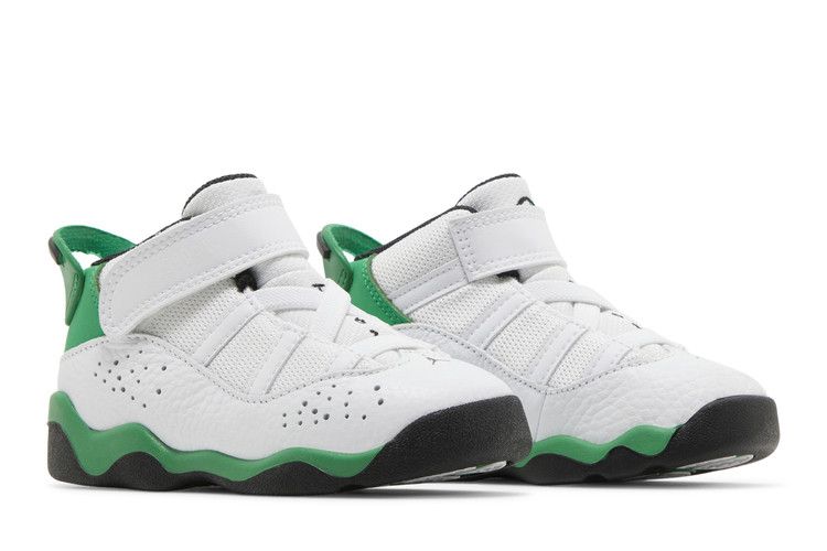 Jordan 6 Rings White Black Lucky Green (TD)