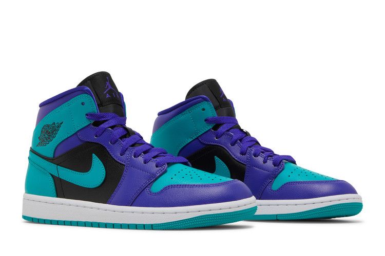 Jordan 1 Mid Black Grape (Women's)