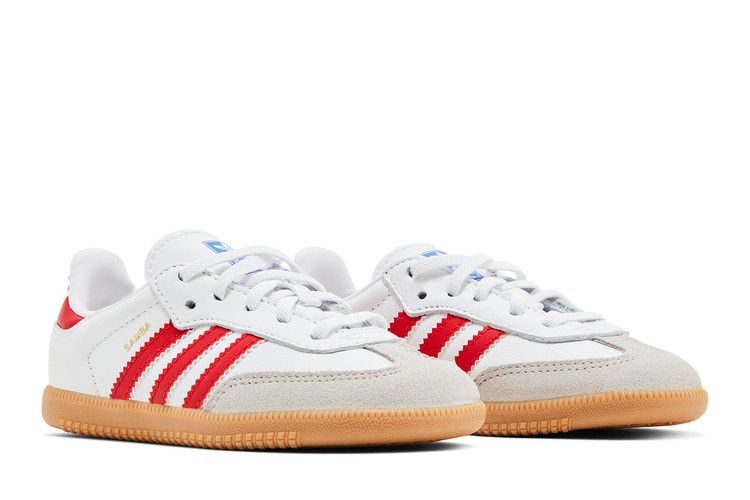 adidas Samba OG Cloud White Collegiate Red Gum (TD)