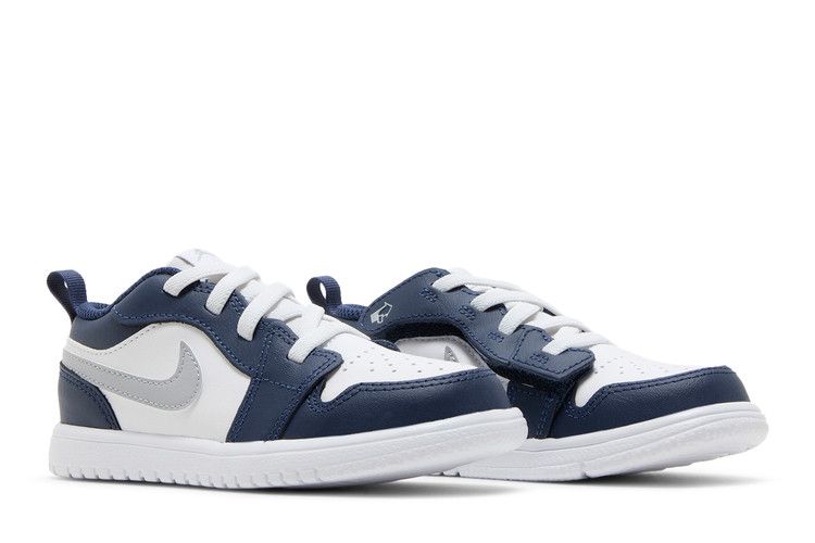 Jordan 1 Low ALT White Midnight Navy Wolf Grey (TD)