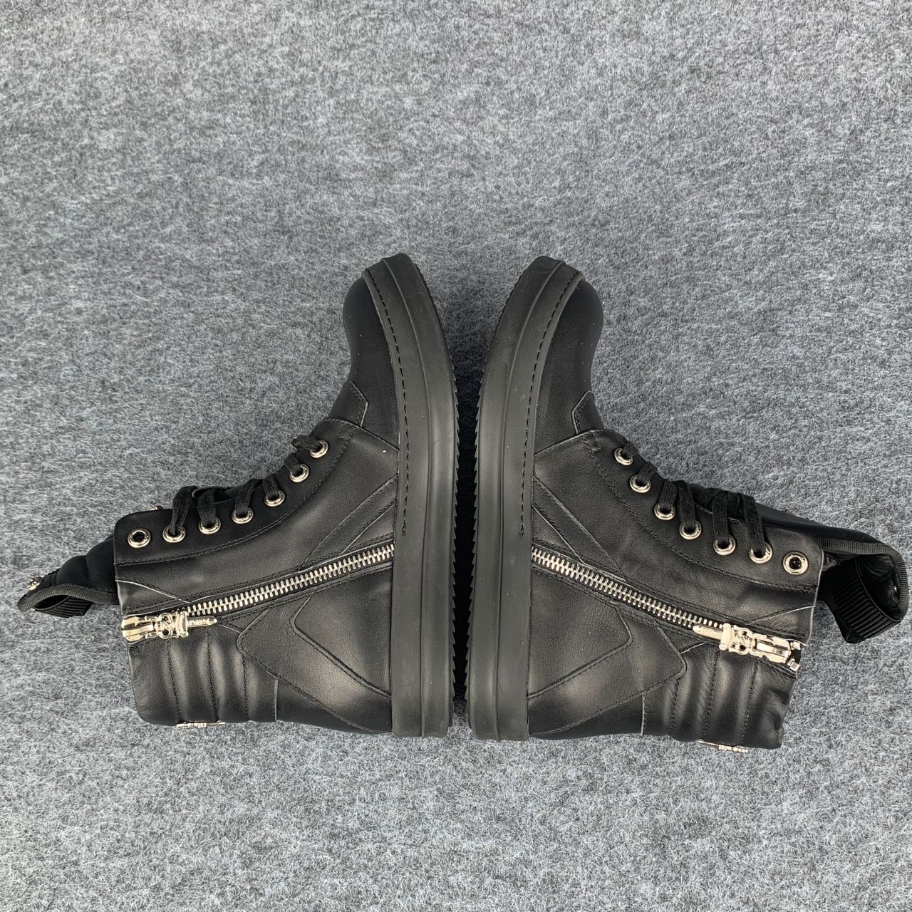 Chrome Hearts x Rick Owens Geobasket High 'Black’