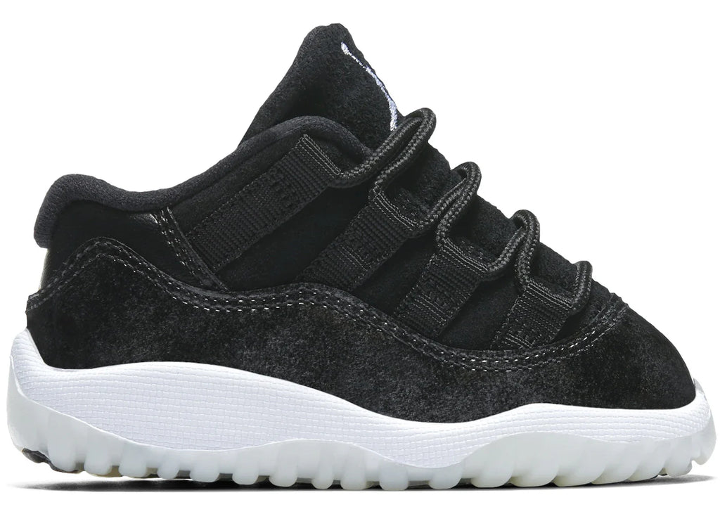 Jordan 11 Retro Low Black Metal Silver White (TD)