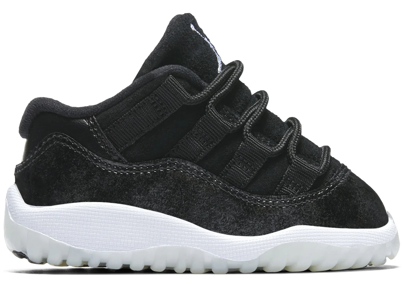 Jordan 11 Retro Low Black Metal Silver White (TD)