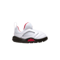Jordan 5 Retro Little Flex White Black University Red (TD)