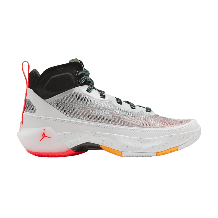 Jordan 37 Guo Ailun White Island Green Black Metallic Silver (GS)