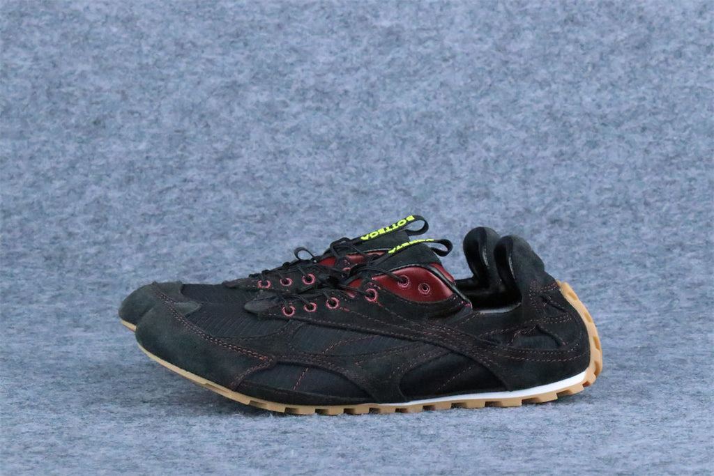 Bottega Orbit Veneta Flash Sneaker ‘Black Dark Apple Candy’