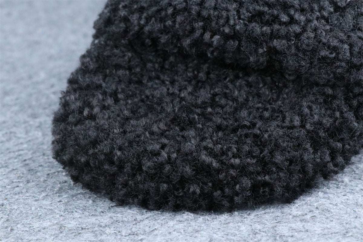 Balenciaga Wmns Furry Slides 'Black Red'