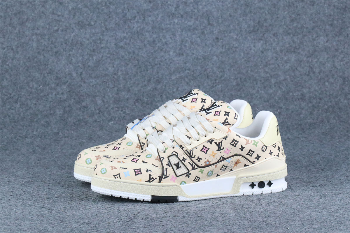 Tyler, the Creator x Louis Vuitton Trainer 'Beige Multi-Color Monogram'
