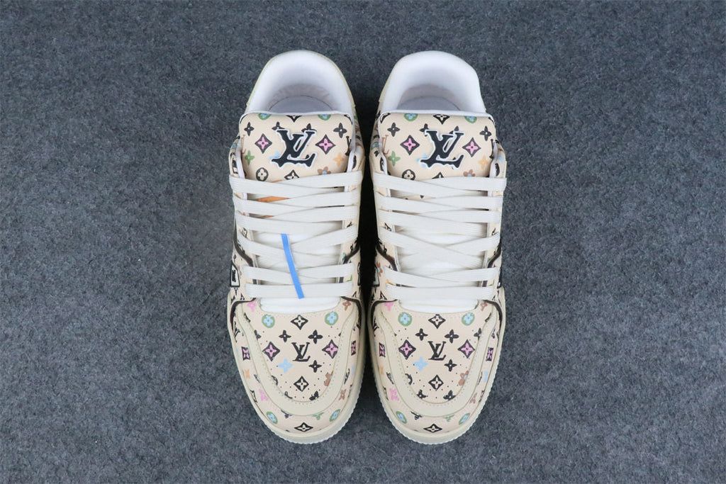 Tyler, the Creator x Louis Vuitton Trainer 'Beige Multi-Color Monogram'