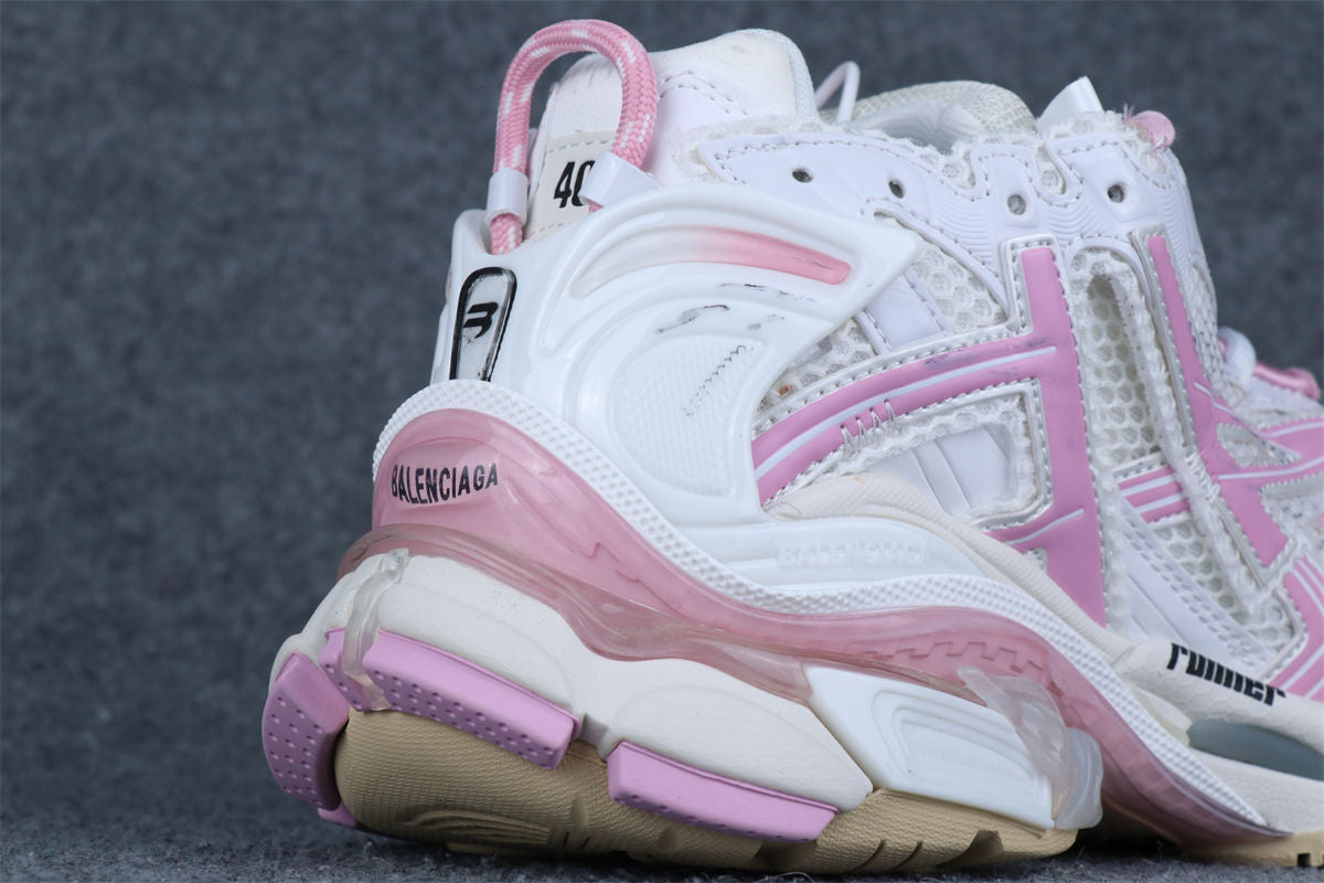 Balenciaga Wmns Runner Sneaker 'White Pink'