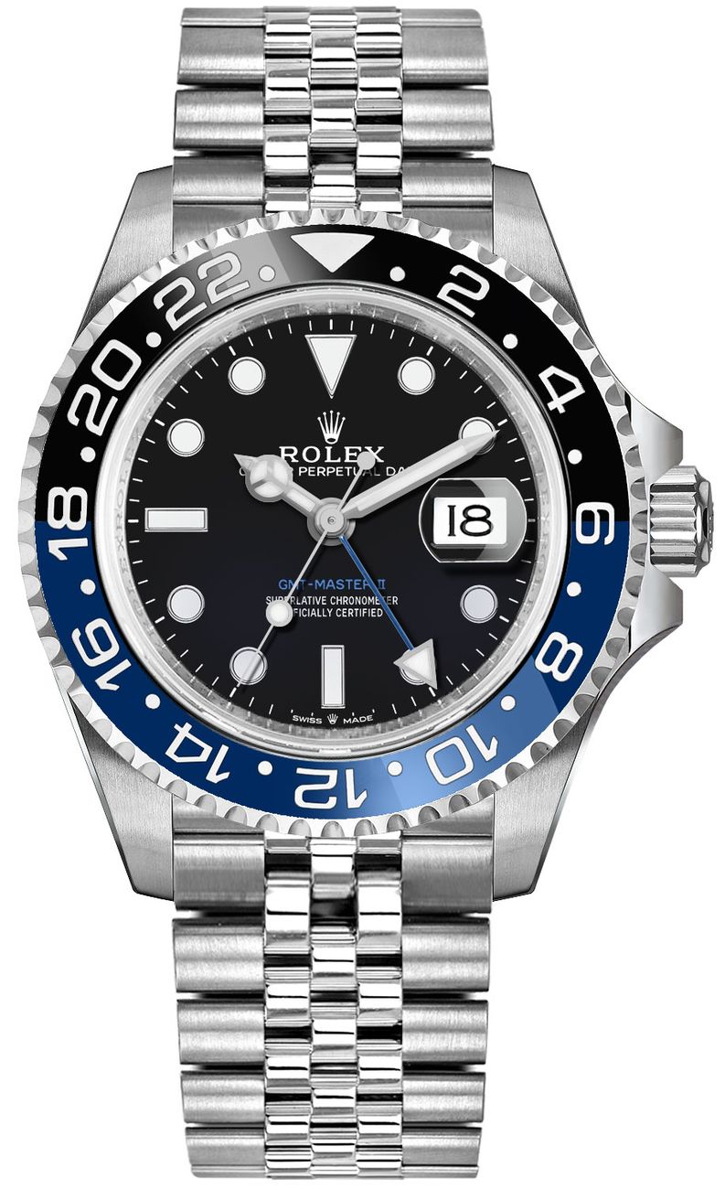 Rolex GMT-Master II Batman Oystersteel Men's Watch 126710BLNR-0002