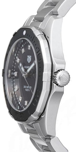 Tag Heuer Aquaracer Black Pearl and Diamond Ladies Watch WAY131M.BA0748