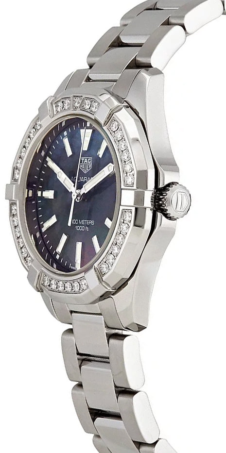 Tag Heuer Aquaracer Black Pearl Women's Luxury Watch WAY131P.BA0748