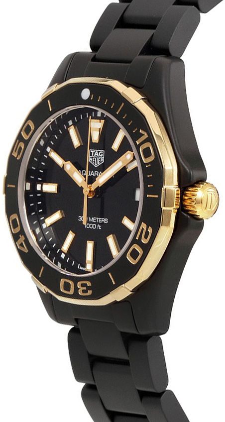 Tag Heuer Aquaracer Black & Gold Women's Watch WAY1321.BH0743