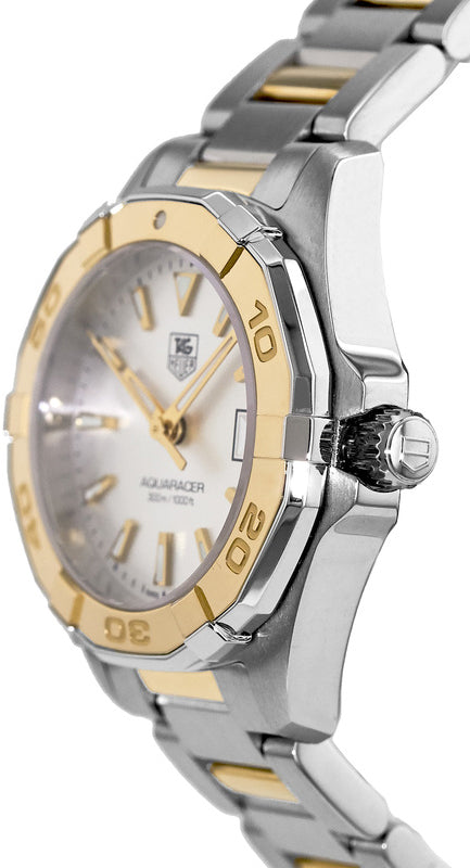 Tag Heuer Aquaracer Gold & Steel Ladies Luxury Watch WAY1455.BD0922