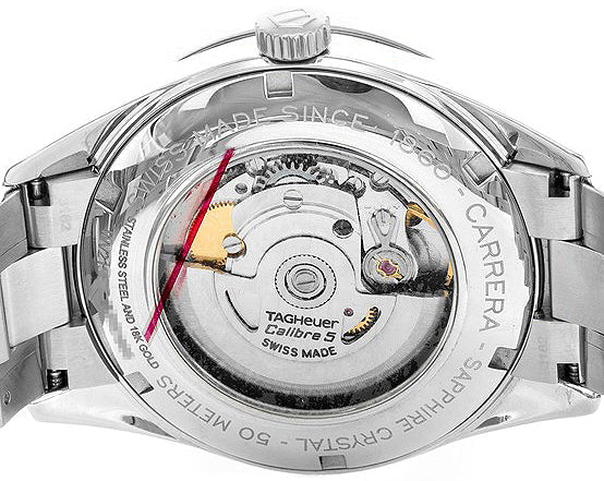 Tag Heuer Carrera Calibre 5 Steel Men's Luxury Watch WV211W.BA0787