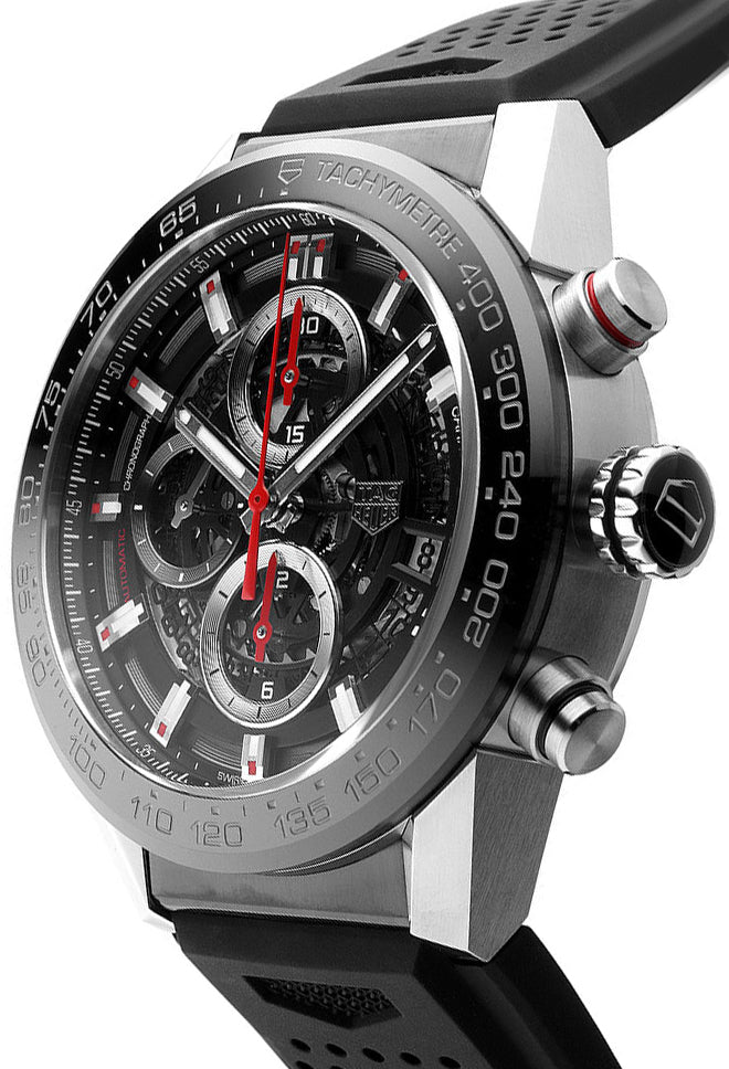 Tag Heuer Carrera Black Dial Automatic Chronograph Men's Watch CAR201V.FT6046