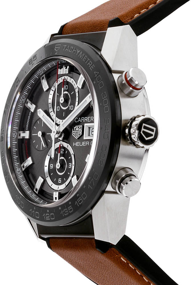 Tag Heuer Carrera Grey Dial Chronograph Men's Watch CAR201W.FT6122