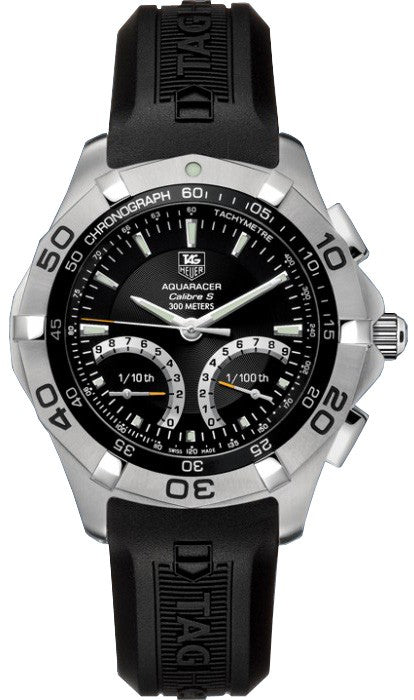 Tag Heuer Aquaracer Calibre S Black Dial Men's Watch CAF7010.FT8011