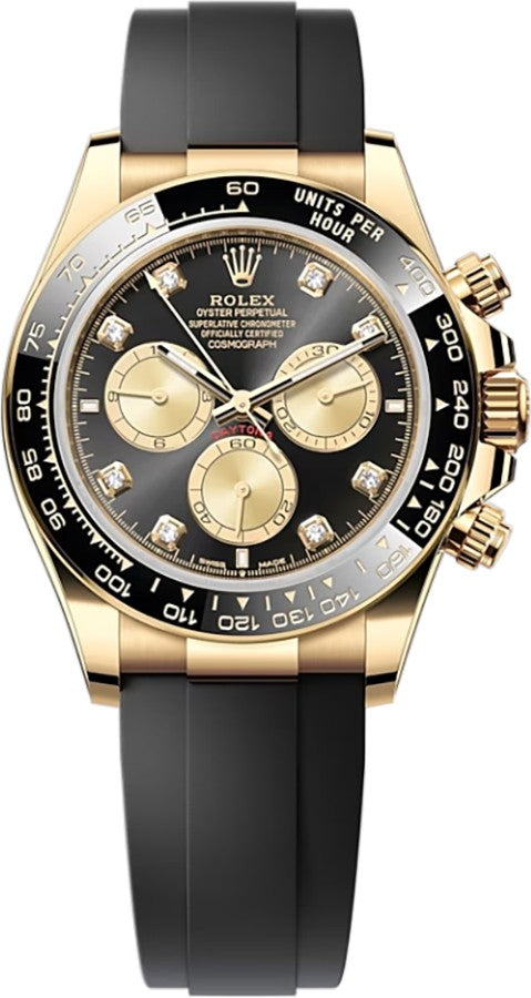 Rolex Cosmograph Daytona Black Dial Oysterflex Men's Watch 126518LN-0006