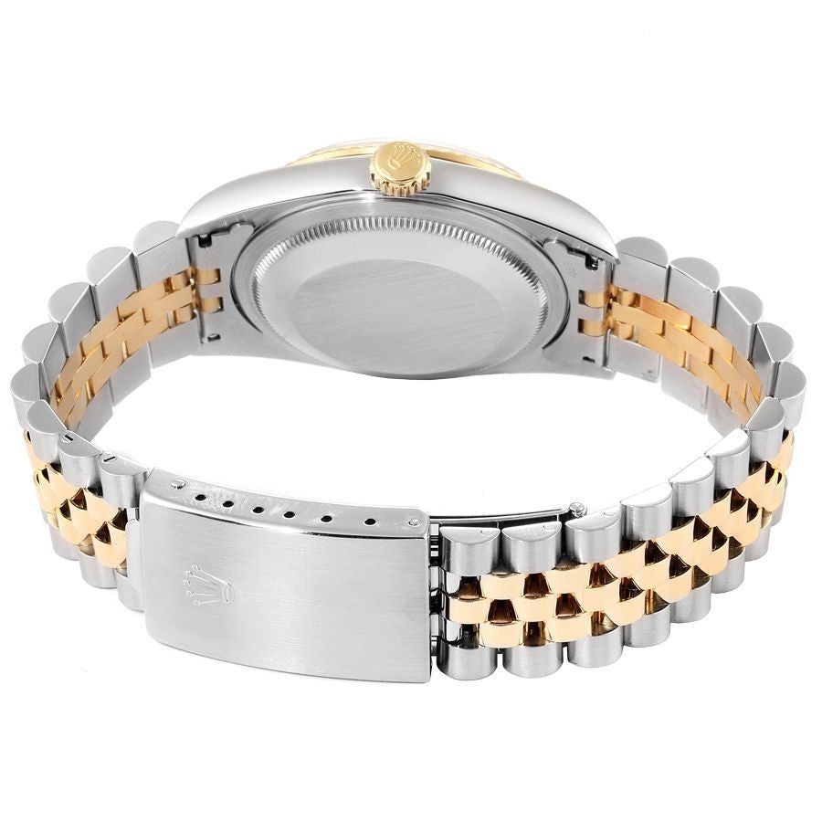 Rolex Datejust 36 Champagne Dial Diamond Two-tone Luxury Watch 16233