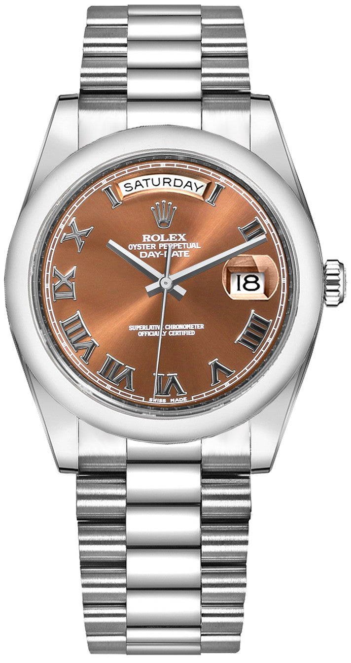 Rolex Day-Date 36 White Gold Watch 118209