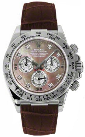 Rolex Cosmograph Daytona 18k White Gold Men's Watch 116519