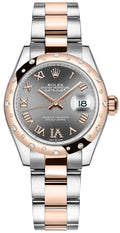 Rolex Datejust 31 Everose Gold & Oystersteel Women's Watch 278341RBR-0029
