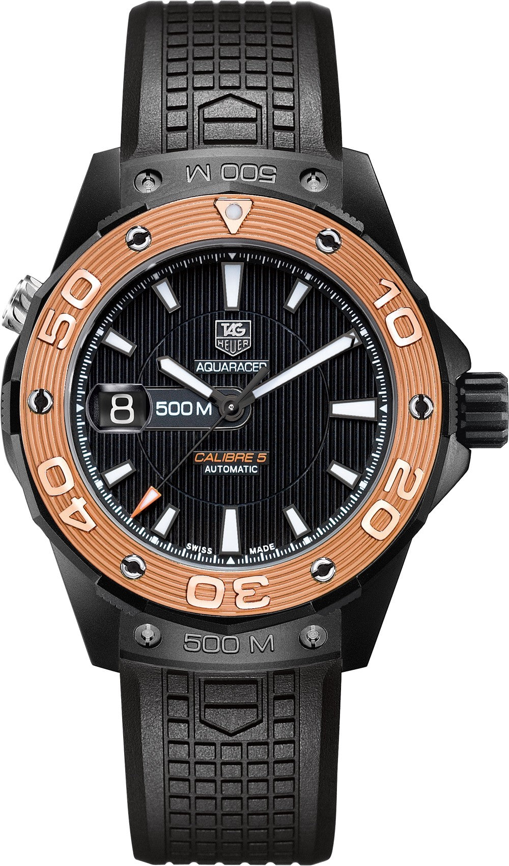Tag Heuer Aquaracer 500M Divers Black Dial Men's Watch WAJ2182.FT6015