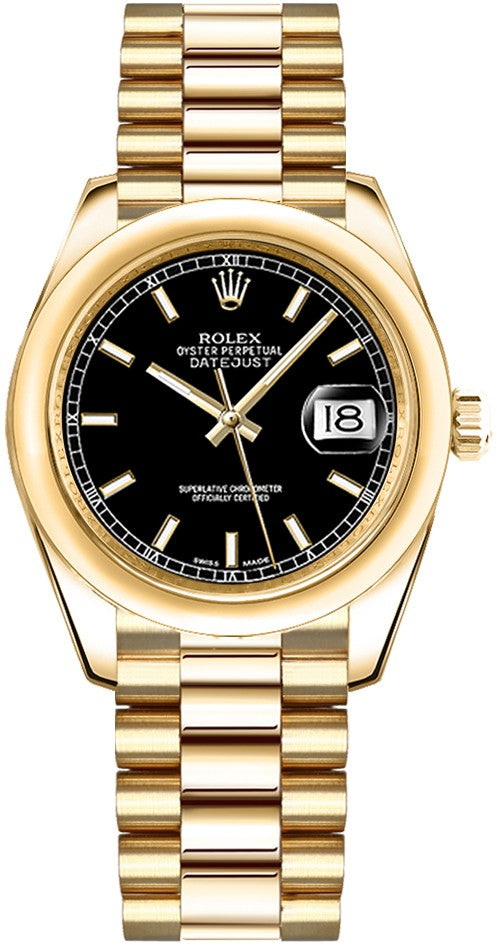 Rolex Datejust 31 Gold Watch 178248