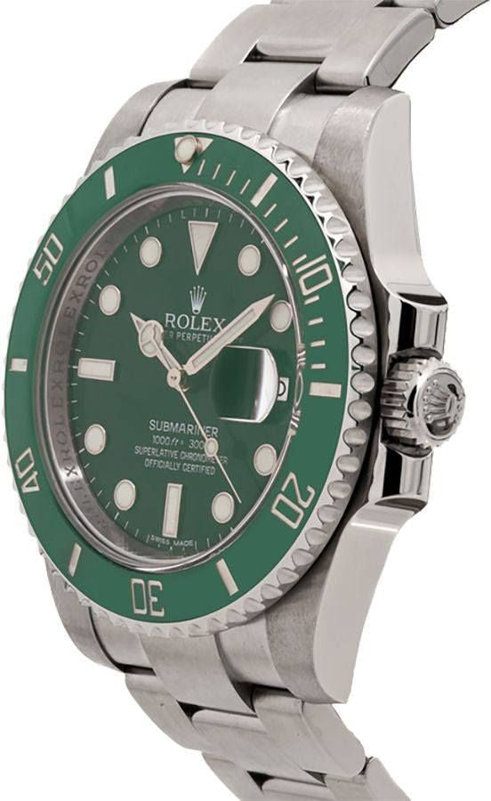 Rolex Submariner Date Hulk Oystersteel Green Dial Men's Watch 116610LV-0002