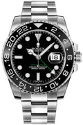 Rolex GMT-Master II Black Dial Oystersteel Men's Watch 116710LN-0001