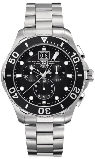 Tag Heuer Aquaracer Chronograph Black Dial Men's Watch CAN1010.BA0821
